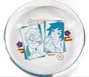 귀멸의 칼날 유리 미니 플레이트 점프샵 시나즈가와 사네미 토미오카 기유