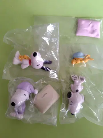 PEANUTS 스야스야 오야스미 마스코트 MIX 4종 세트