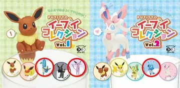 포켓몬 PUTITTO 이브이 컬렉션 샤미드 에브이 글레이시아