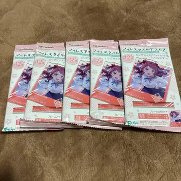 새상품 학원 아이돌 마스터 포토 스타일 아크릴 스탠드 미개봉 5팩 세트