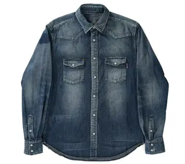 FREE CITY 웨스턴 데님 셔츠 와펜 프리 시티 4 사이즈