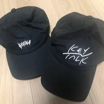 KEYTALK 자수 로고 캡 세트