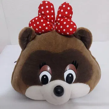 롯데월드 봉제인형 백팩 로리 빅사이즈 레어 너구리 한국