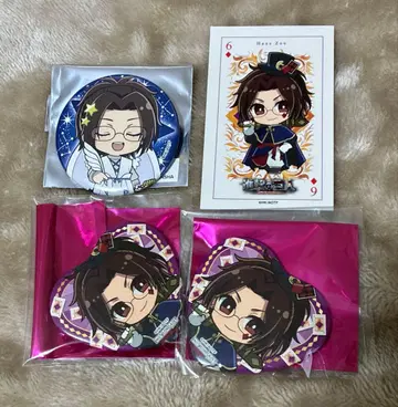 진격의 거인 한지 프린세스 카페 별자리 플레이 카드 캔뱃지 특전