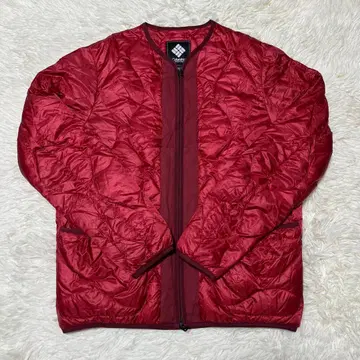 컬럼비아 퀼팅 다운 자켓 레드 M