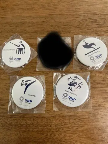 올림픽 Tokyo2020 스포츠 아이콘 캔뱃지 4종 세트