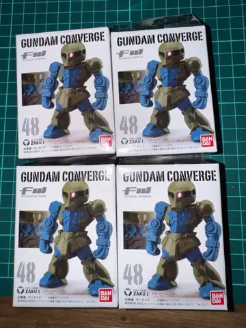 건담 컨버전스 자쿠I 검은 삼연성 사양 내부 가방 미개봉
