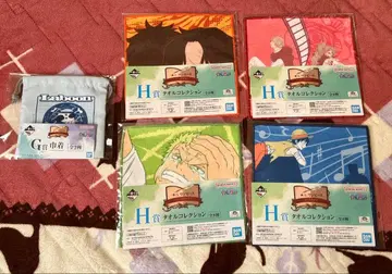 원피스 제일복권 복조리 타월 컬렉션 루피 에이스 조로 상디