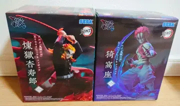 가격 인하 귀멸의 칼날 렌고쿠 쿄쥬로 아카자 피규어 세트