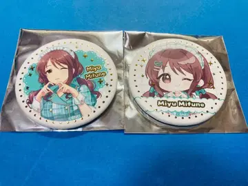 아이돌 마스터 신데렐라 걸스 데레마스 스이파라 캔뱃지 미후네 미유 2종