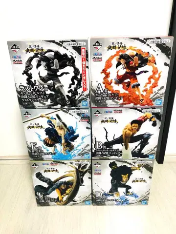 제일복권 원피스 장인의 계보 결투의 기억 피규어 6체