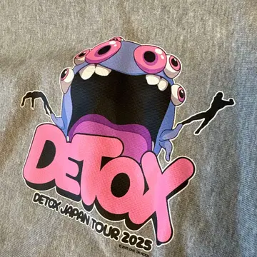 DETOX Japan Tour 2025 후드 부착 스웨트 셔츠