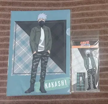 NARUTO 하타케 카카시 사복 아크릴 스탠드 클리어 파일