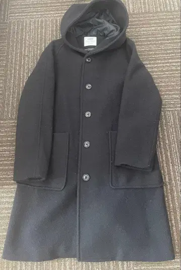 coen 블랙 더플 코트 M 사이즈