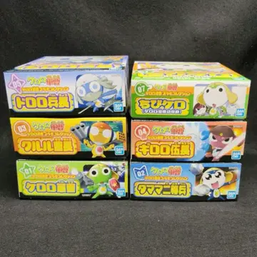 개구리 중사 케로로 프라모델 프라모델 컬렉션 6종 세트