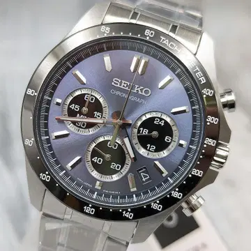 새상품 세이코 셀렉션 크로노그래프 손목시계 블루 SBTR027