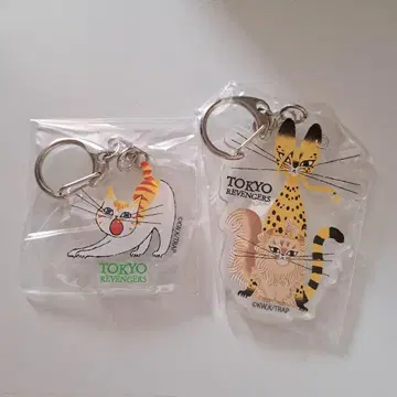 도쿄 리벤저스 검은 고양이 디자인 타케미치 마이키 드라켄 아크릴 키링