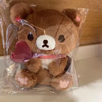 리락쿠마 스토어 한정판 봉제 인형 하트 테마 차이로이코구마