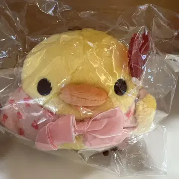 리락쿠마 스토어 한정판 봉제 인형 하트 테마 키이로이토리