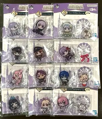 FGO 1번 복권 J상 트윈 아크릴 참 컴플리트 세트