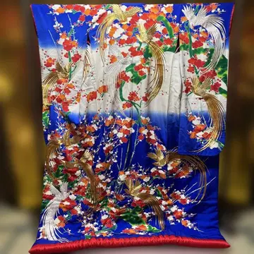 우치카케 이로 우치카케 교유젠 금계조 추야마 아키라 작