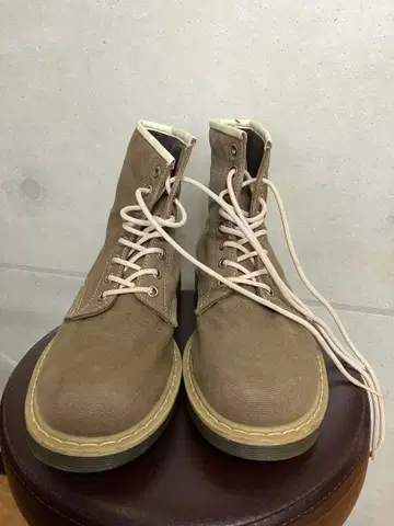 호킨스 캔버스 부츠 26.5cm 카키 hawkins 8홀