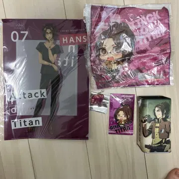 진격의 거인 한지 굿즈 묶음 판매 6점