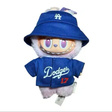 LABUBU 라브브 야구 유니폼 모자&유니폼 의류 블루