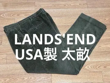 USA제 LANDS'END 랜즈엔드 90s 굵은 폭 코듀로이 2턱