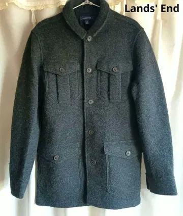 새상품급 Lands' End 다크 그레이 캐주얼 자켓 S