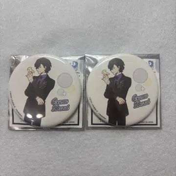 문호 스트레이독스 다자이 콜라보 카페 캔 배지 2개 세트