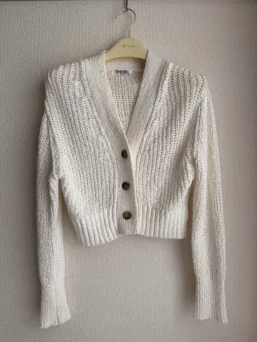 SNIDEL 가디건 열쇠 뜨기