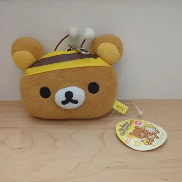 리락쿠마 허니&스마일 봉제 인형 패스 케이스 택 포함
