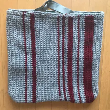 [Laugoa] 플랫 니트 백