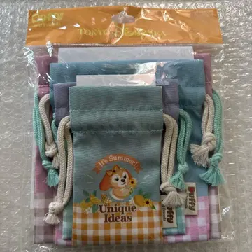 디즈니씨 더피 주머니 4개 세트