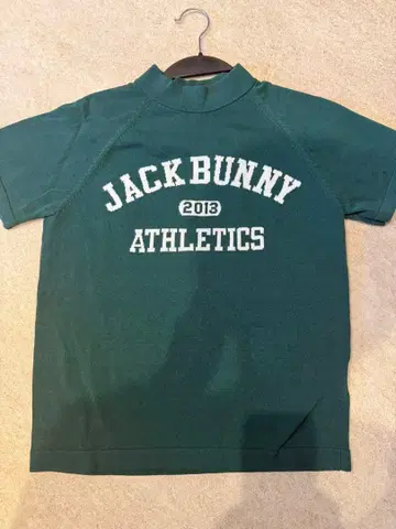 Jack Bunny 모크넥 여성용 골프웨어 다크 그린