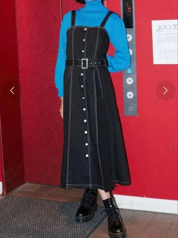 [택 포함] jouetie 점프슈트 블랙 M 벨트 포함