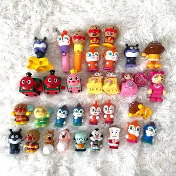 호빵맨 소프트 비닐 피규어 가챠가챠 완구 등 묶음 판매