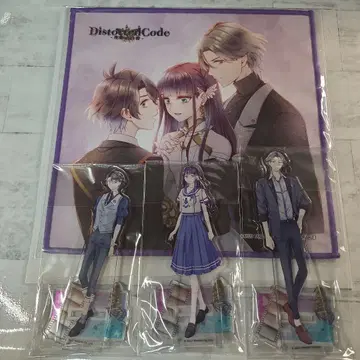 DistortedCode 아크릴 스탠드 미니 타월 4종 세트