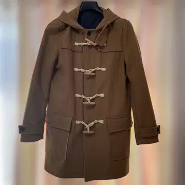 [ BROWNY ] 브라운 더플 코트 후드 부착