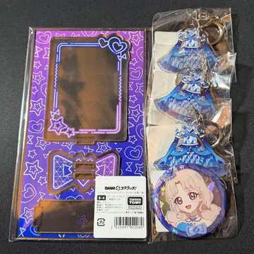 비밀의 아이프리 DMM 스크래치 카드 스탠드 캔뱃지 키링 타마키