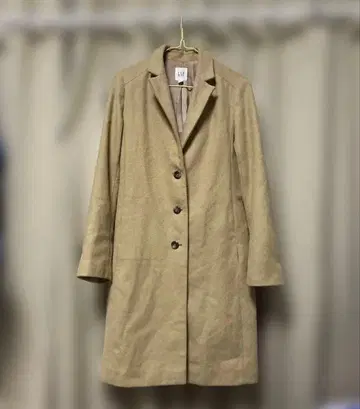 GAP 베이지 카멜 체스터 코트 XXS