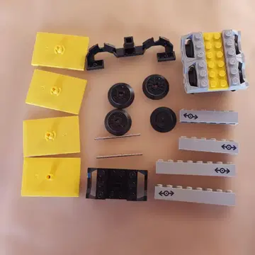 레고(LEGO) 기차 부품 차축, 바퀴, 어태치먼트, 외