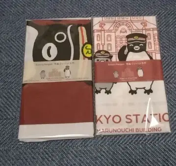 Suica 펭귄 도쿄역 손수건