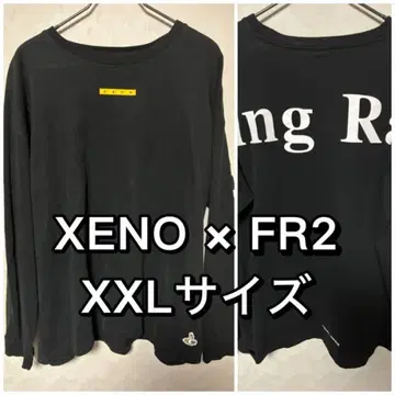 XENO x FR2 긴팔 T셔츠 롱티 블랙 XXL 사이즈