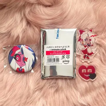 [ 정품 최저가 ] 해즈빈 호텔 바기 미니 아크릴 스탠드 캔뱃지