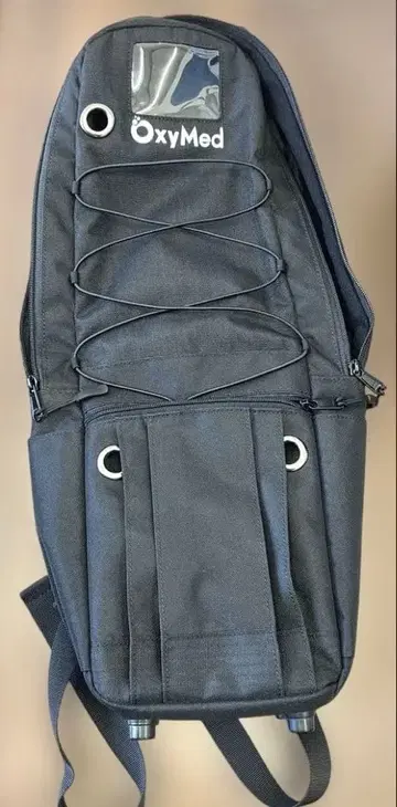 OxyMed 블랙 백팩 휴대용 산소통 탱크 백 방수