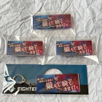 일본 니혼햄 파이터즈 세이미야 고타로 응원가 배지 타월 클립 아크릴 키링