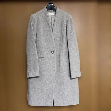 PLST 그레이 체스터 코트