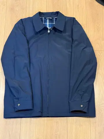 LANDS' END 네이비 지퍼 아우터